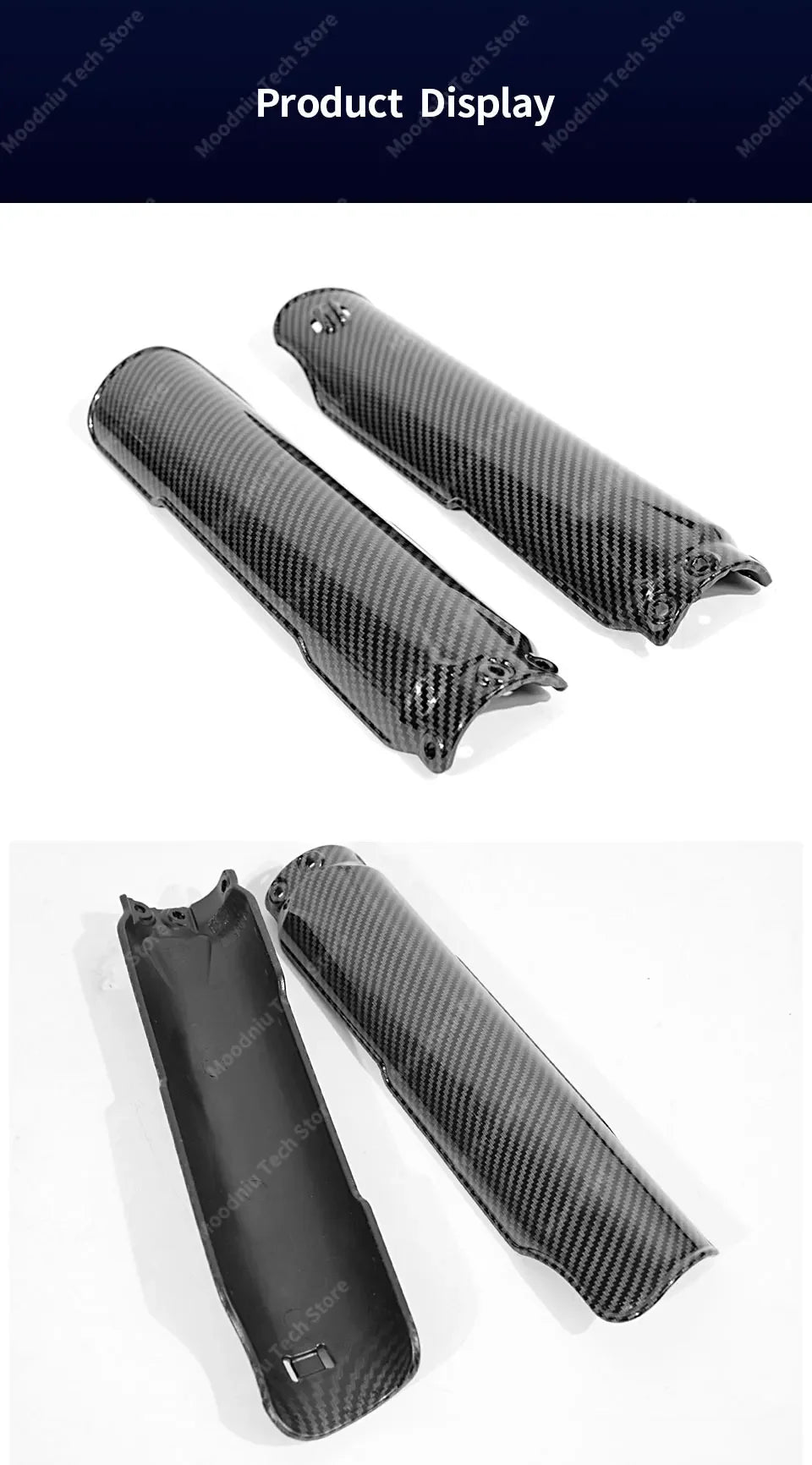 For SURRON Light Bee X Water Transfer Carbon Fiber Front Fork Guard Sur Ron Dirt Bike Off-road Motorcycle Accessories SUR-RON RISE DEFENSE SYSTEMS.AI PRODUCTS