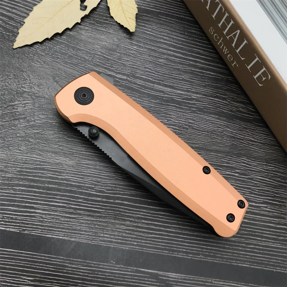 Pocket Folding Knife ETRMIMUS Black 8Cr13Mov Blade Aluminum Alloy Handle  with Original Box Outdoor Camping Knives EDC Tools RISE DEFENSE SYSTEMS.AI PRODUCTS