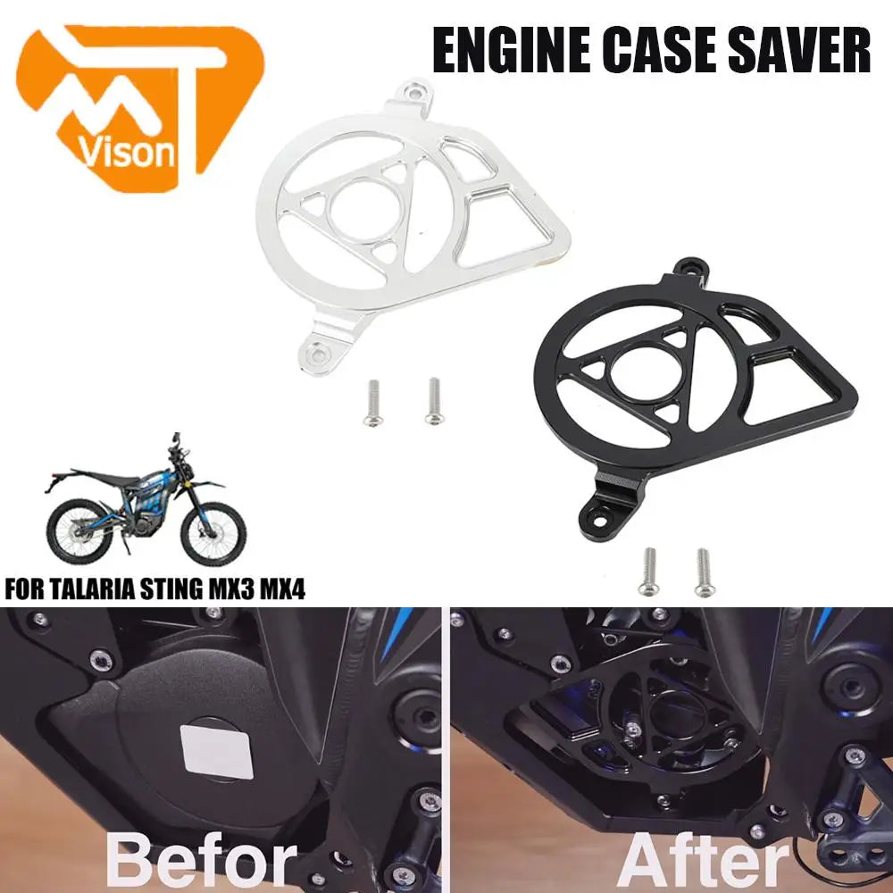 for TALARIA Sting Engine Case Cover Motorcycles Accessories CNC Engine Case Saver Guard For TALARIA Sting MX3 MX4 Electric Bikes RISE DEFENSE SYSTEMS.AI PRODUCTS