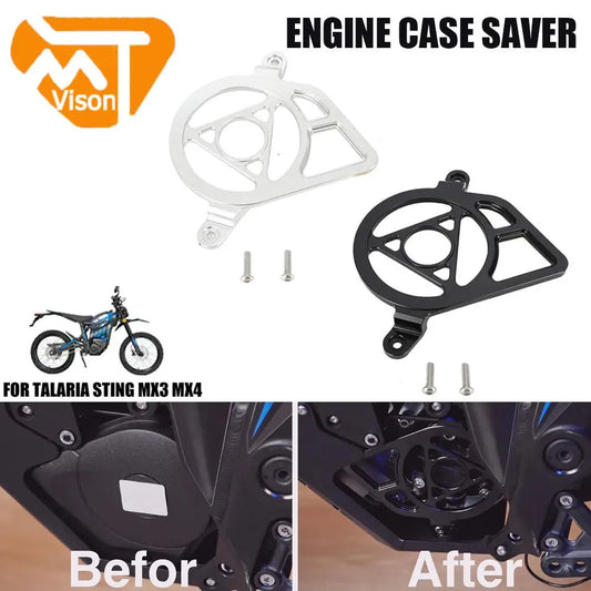 for TALARIA Sting Engine Case Cover Motorcycles Accessories CNC Engine Case Saver Guard For TALARIA Sting MX3 MX4 Electric Bikes RISE DEFENSE SYSTEMS.AI PRODUCTS