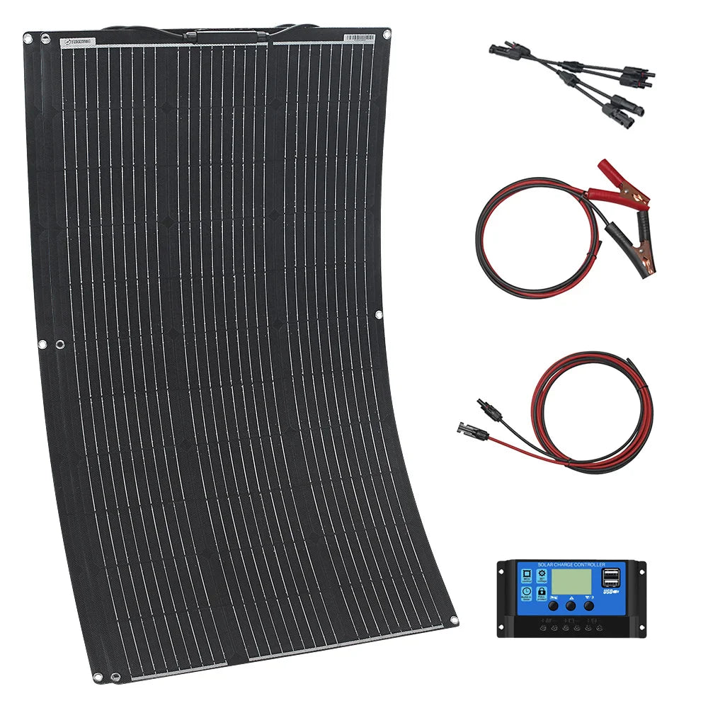 ETFE Solar Panel 18v 100w 200w 300w 400w Flexible Durable Waterproof Monocrystalline Solar Cell Solar Battery Charger RISE DEFENSE SYSTEMS.AI PRODUCTS