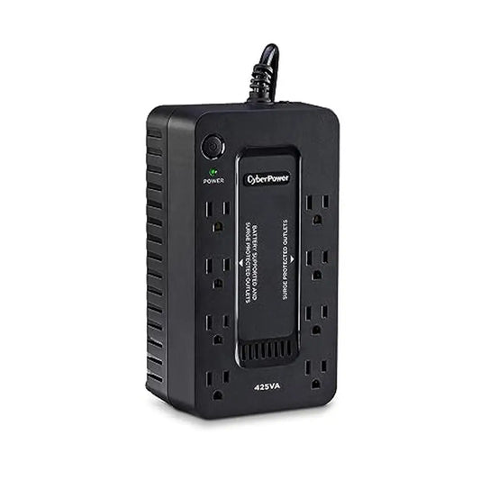 Standby Battery Backup UPS System 425VA/260W 8 Outlets Compact Design  UPS RISE DEFENSE SYSTEMS.AI PRODUCTS