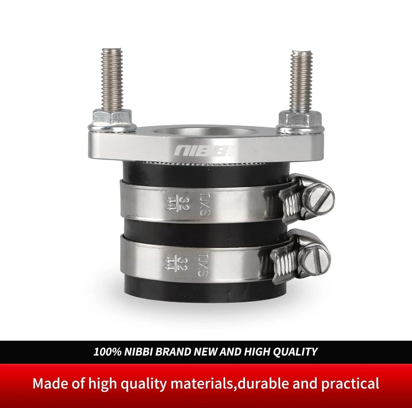 NIBBI CNC Intake Manifold Replacement for CG Engine Horizontal Engines High-Performance Motorcycle PE PWK Carburetor Adapter RISE DEFENSE SYSTEMS.AI PRODUCTS