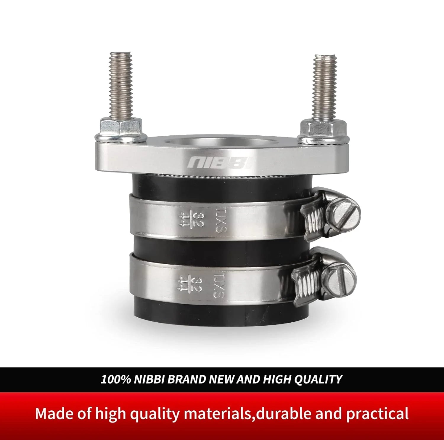 NIBBI CNC Intake Manifold Replacement for CG Engine Horizontal Engines High-Performance Motorcycle PE PWK Carburetor Adapter RISE DEFENSE SYSTEMS.AI PRODUCTS