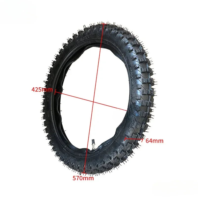 Off Road Tire  70/100-17 Inner And Outer Tires For Mud Pit Motorcycle Off Road Motorcycle 17 Inch Rear/Front Wheel RISE DEFENSE SYSTEMS.AI PRODUCTS