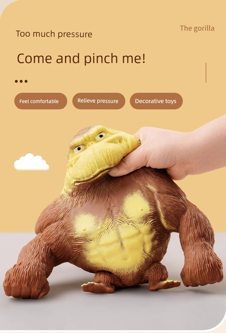 Funny Quirky Squeezing Toy Vent Pressing Gorilla RISE DEFENSE SYSTEMS.AI PRODUCTS