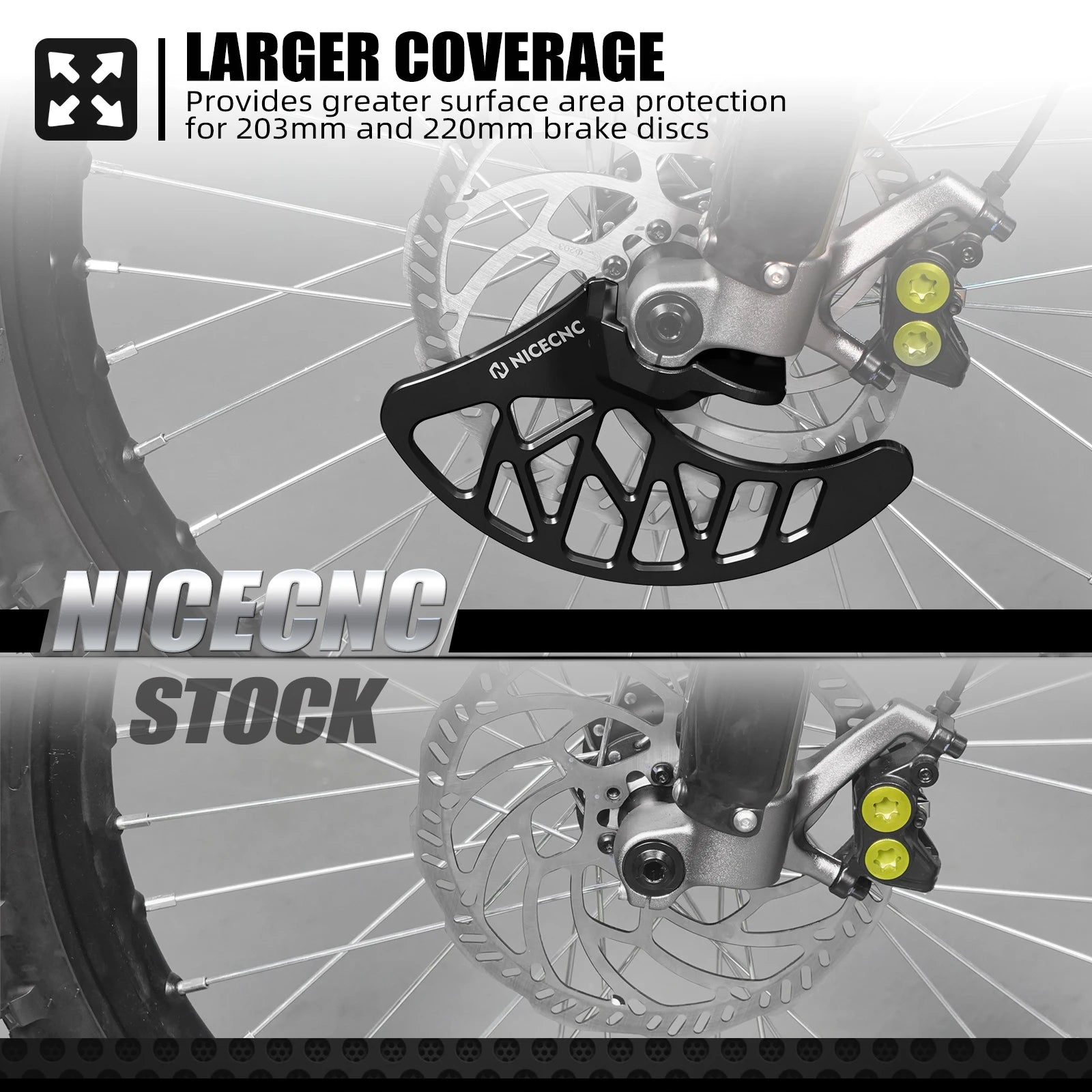 Front Brake Disc Guard & Front Fork Leg Guards For SUR-RON Surron light bee X/ S/ L1E Segway X160 X260 Electric Dirt Bike 2024 RISE DEFENSE SYSTEMS.AI PRODUCTS