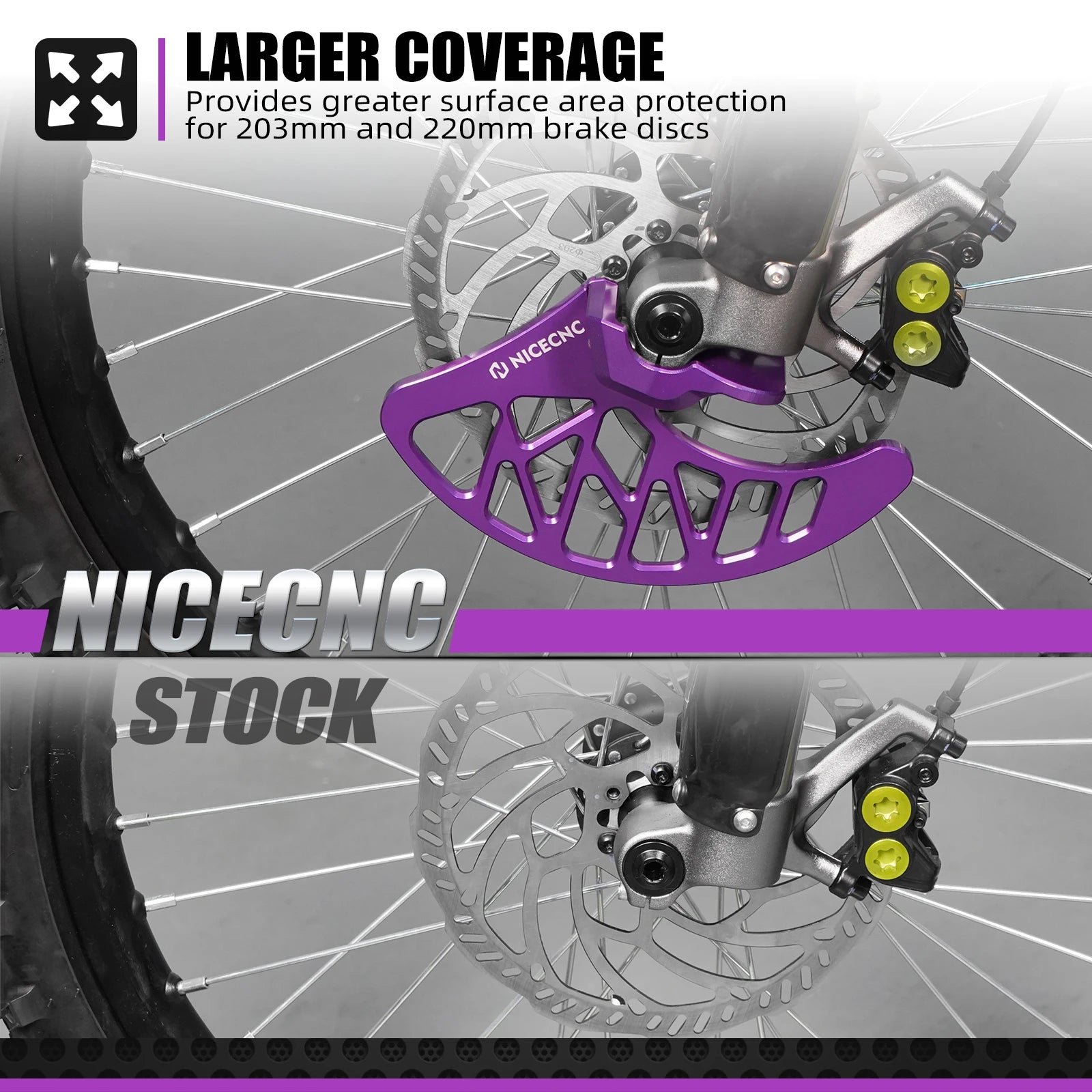 For Surron light bee X Front Brake Disc Guard & Fork Leg Guards For SUR-RON light bee S L1E Segway X160 X260 Electric Dirt Bike RISE DEFENSE SYSTEMS.AI PRODUCTS