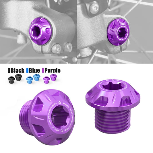 Aluminum Front Wheel Axle Bolt Nut For SUR-RON Surron light bee X light bee S light bee L1E Segway X160 X260 Electric Dirt Bike RISE DEFENSE SYSTEMS.AI PRODUCTS