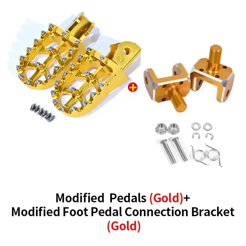 Motorcycle Footpegs Foot Pegs Rests Pedals For Surron Sur-Ron Light Bee Electric Dirt Bike Footrest RISE DEFENSE SYSTEMS.AI PRODUCTS