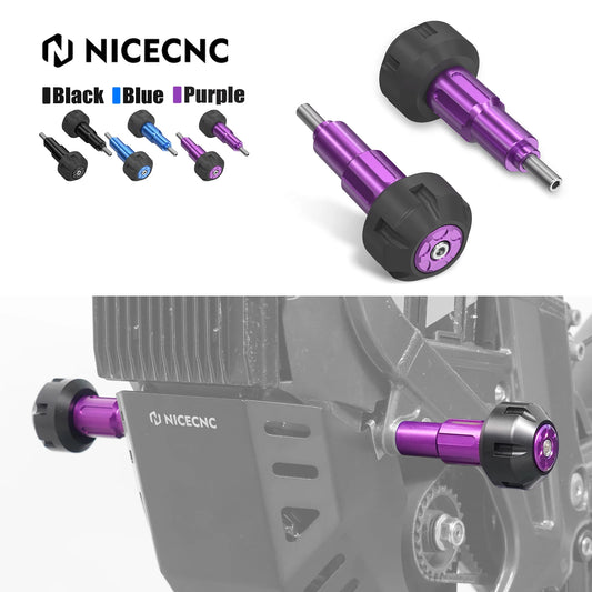 NICECNC For Surron Light Bee X S L1E Electric Bike Frame Sliders Crash Protector Falling Protection Pad For Segway X160 X260 RISE DEFENSE SYSTEMS.AI PRODUCTS