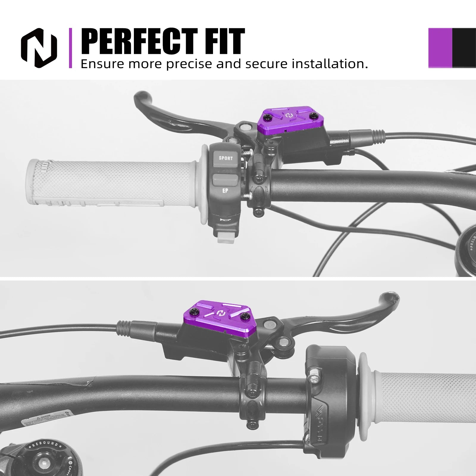 For Surron Light Bee X Front Rear Brake Levers & Brake Reservoir Covers For SUR-RON Light Bee S Light Bee L1E Segway X160 X260 RISE DEFENSE SYSTEMS.AI PRODUCTS