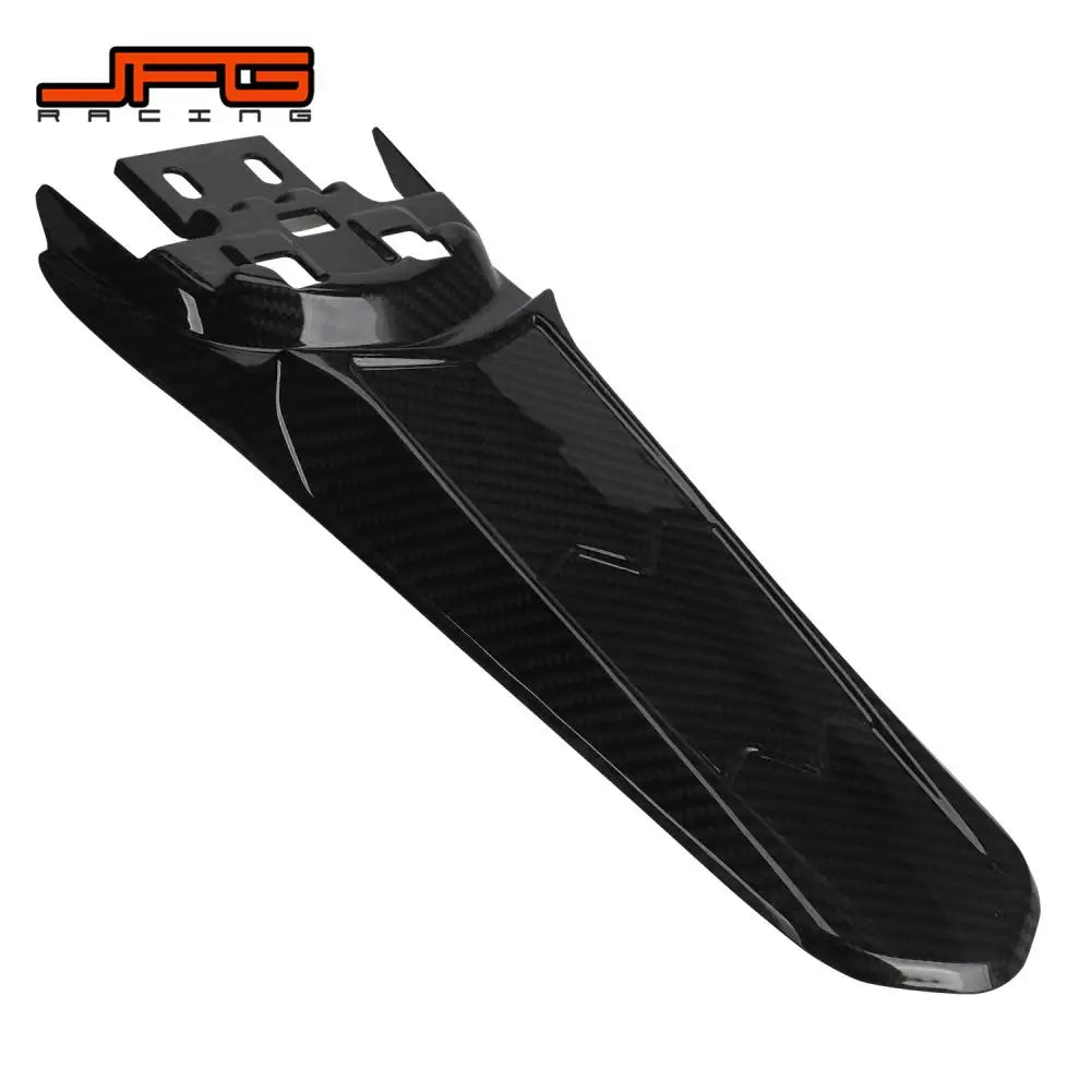 Funparts Motorcycle Real Carbon fiber Rear Lengthening Longer Fender Mudguard For Sur-Ron Sur Ron Surron Light Bee Lightbee X S RISE DEFENSE SYSTEMS.AI PRODUCTS
