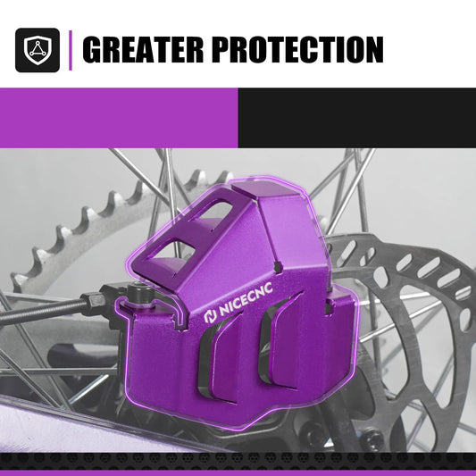 NICECNC For Surron Light Bee X S L1E Segway X160 X260 Surron Electric Dirt Bike Front Rear Brake Caliper Guard Cover Protector RISE DEFENSE SYSTEMS.AI PRODUCTS