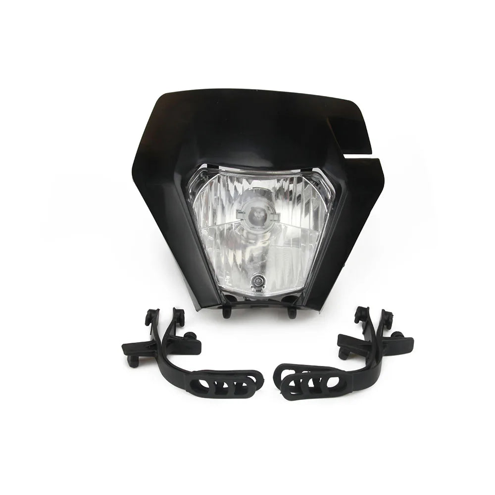 New 2017 Motorcycle Supermoto Universal Headlamp Headlight Light For KTM EXC EXCF SXF SX XC XCW XCF XCFW 125 150 250 350 450 530 RISE DEFENSE SYSTEMS.AI PRODUCTS