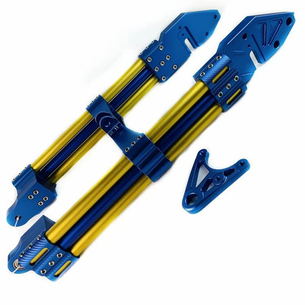 Electric Motorcycle Swing Arm New 3D CNC Adjustable 3-tube Water Pipe Rear Flat Fork Universal For M3 M5 M6 Little Monkey Modify RISE DEFENSE SYSTEMS.AI PRODUCTS