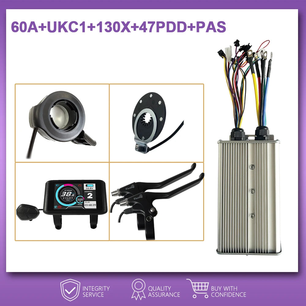 JN 60A Sinewave Controller Dual Mode Controller Sensor/Sensorless 48V-72V For 1000W 1500W 2000W 3000W Hub Motor RISE DEFENSE SYSTEMS.AI PRODUCTS