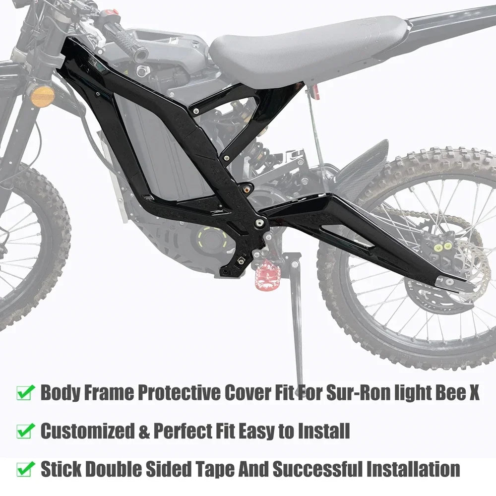 Frame Guards Injection Body Fairing Body Kit For Sur-Ron light Bee X Body Frame Protective Cover RISE DEFENSE SYSTEMS.AI PRODUCTS