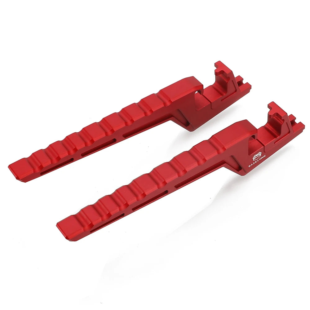 Motorcycle Accessories For Sur-Ron Sur Ron Surron Passenger Foot Pegs Extension Extended Footpegs Motocross Bike Electric Bike RISE DEFENSE SYSTEMS.AI PRODUCTS