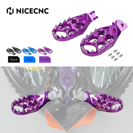 For Sur-Ron Light Bee X S L1E Surron Electric Dirt Bike Enlarged Foot Pegs Footrest Footpegs For Segway X160 X260 2024 2023 2022 RISE DEFENSE SYSTEMS.AI PRODUCTS