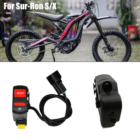 Electric Motorcycle tools For Sur-Ron Light Bee S X Horn Switch Buttons SPORT/EP Power Mode Selector Switch Sur Ron Off-Road RISE DEFENSE SYSTEMS.AI PRODUCTS