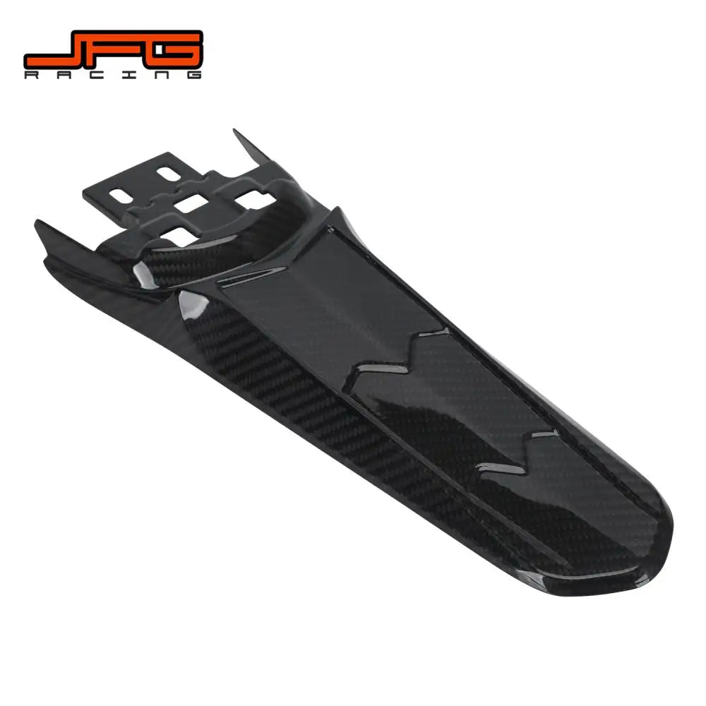 Funparts Motorcycle Real Carbon fiber Rear Lengthening Longer Fender Mudguard For Sur-Ron Sur Ron Surron Light Bee Lightbee X S RISE DEFENSE SYSTEMS.AI PRODUCTS