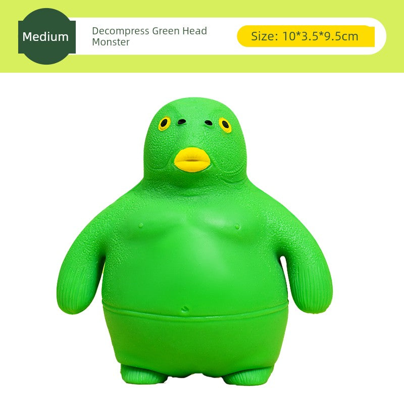 Internet Celebrity Funny Fun Pressing Vent Toy Gorilla RISE DEFENSE SYSTEMS.AI PRODUCTS