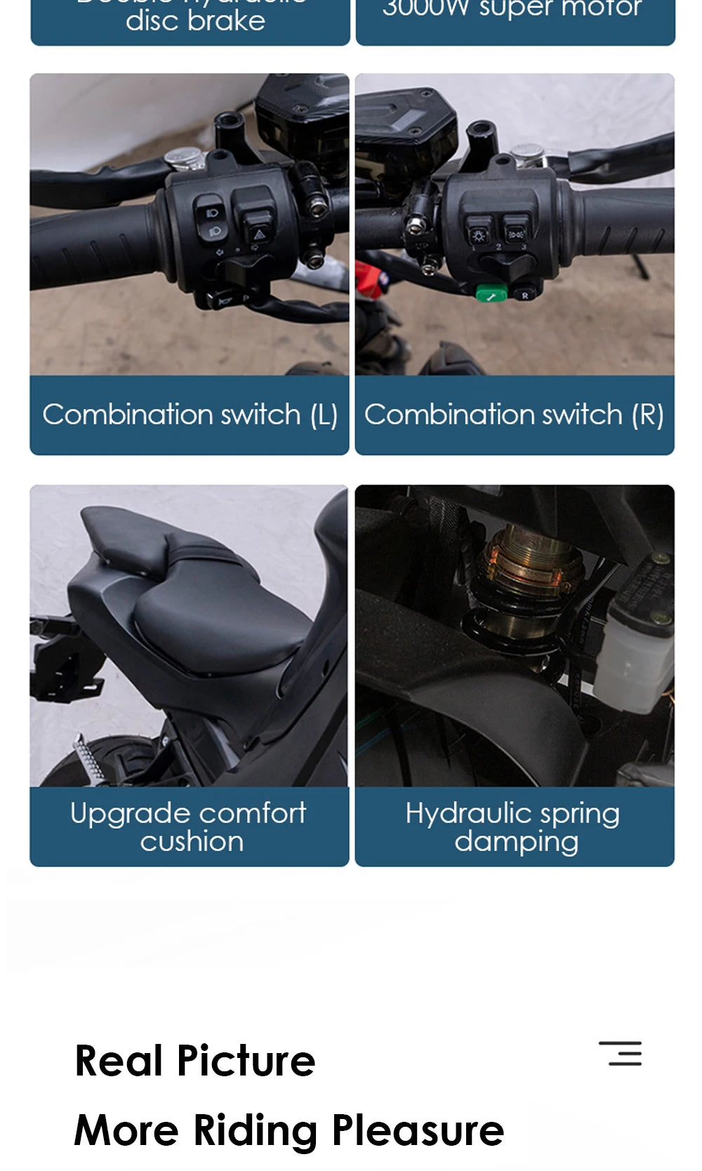 HEZZO-High Power Electric Motorcycle Lithium Battery, Motorbike, E-bike, Racing E-bike, EEC COC Certified, M7, 72V, 5000W, 120Ah RISE DEFENSE SYSTEMS.AI PRODUCTS