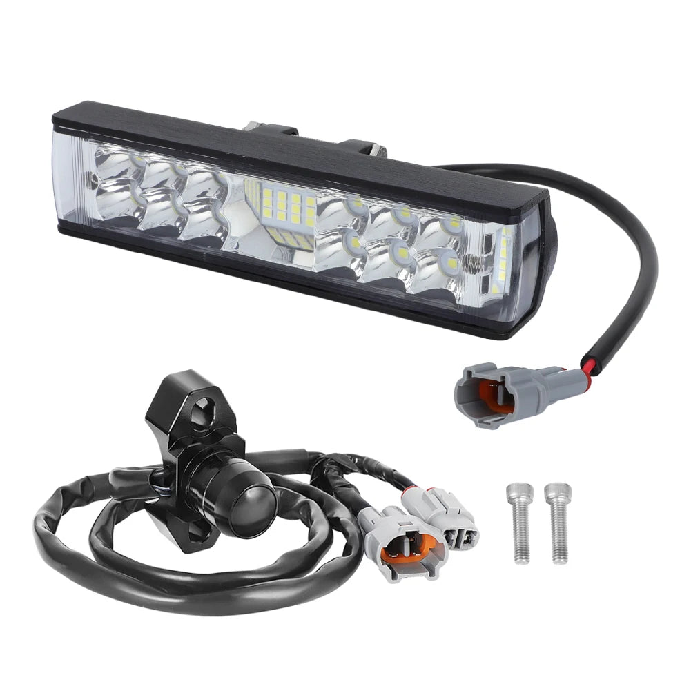 LED Headlight Light and Plug&Play Switch Set For Sur Ron Surron Bee X Segway X260 Waterproof Off-Road Bike Head Lamp Plug RISE DEFENSE SYSTEMS.AI PRODUCTS