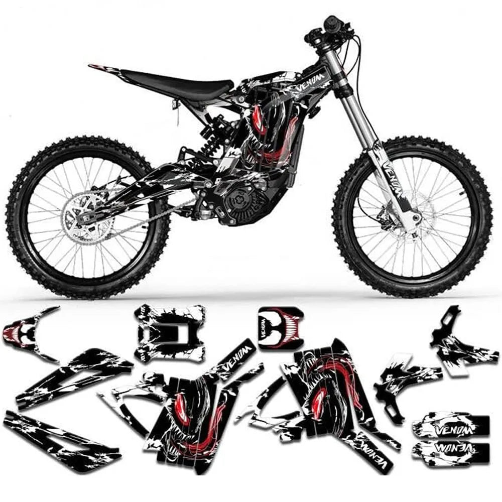Electric offroad vehicle Motorcycle Decals Stickers Background Kit For Sur-Ron light bee X Sur-Ron light bee S PersonalizedDecal RISE DEFENSE SYSTEMS.AI PRODUCTS