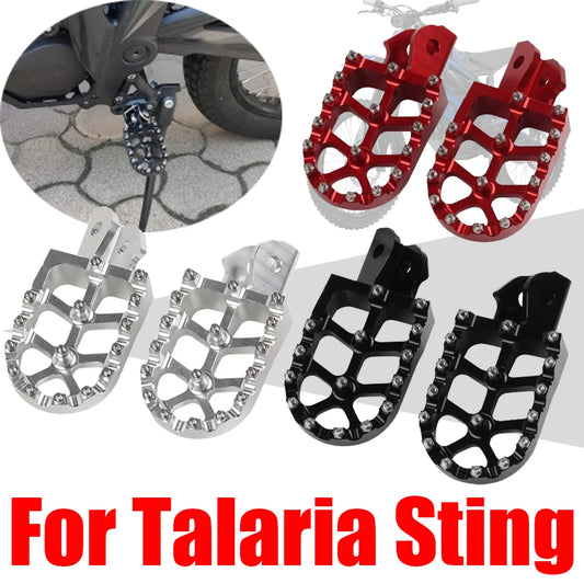 For Talaria Sting R TL4000 MX MX3 MX4 Talaria Electric Motorcycle Accessories Footrest Footpegs Foot Pegs Rests Pedal Parts RISE DEFENSE SYSTEMS.AI PRODUCTS