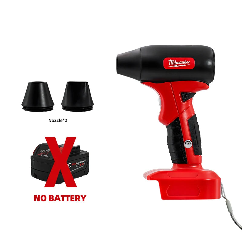 Milwaukee Mini Turbo Jet Fan Electric Air Duster Adjustable wind speed Turbo Violent Blower Rechargeable with Light Car Cleaning RISE DEFENSE SYSTEMS.AI PRODUCTS