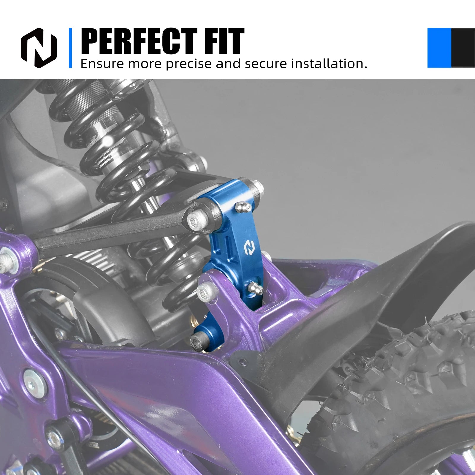 For Surron Light Bee X S L1E Segway X160 X260 Surron NICECNC Electric Dirt Bike Rear Suspension Linkage Shock Absorber Connector RISE DEFENSE SYSTEMS.AI PRODUCTS