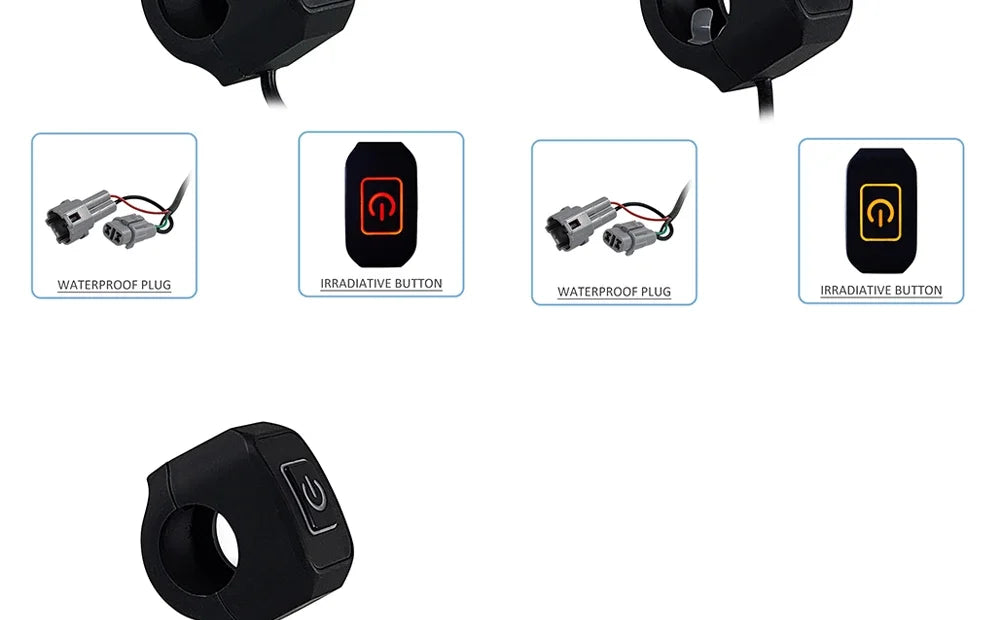 LINGQI RACING Modified Headlight Switch Control On Off Switches For TALARIA STING SURRON SUR RON Light Bee X Dirt Pit Bike Parts RISE DEFENSE SYSTEMS.AI PRODUCTS