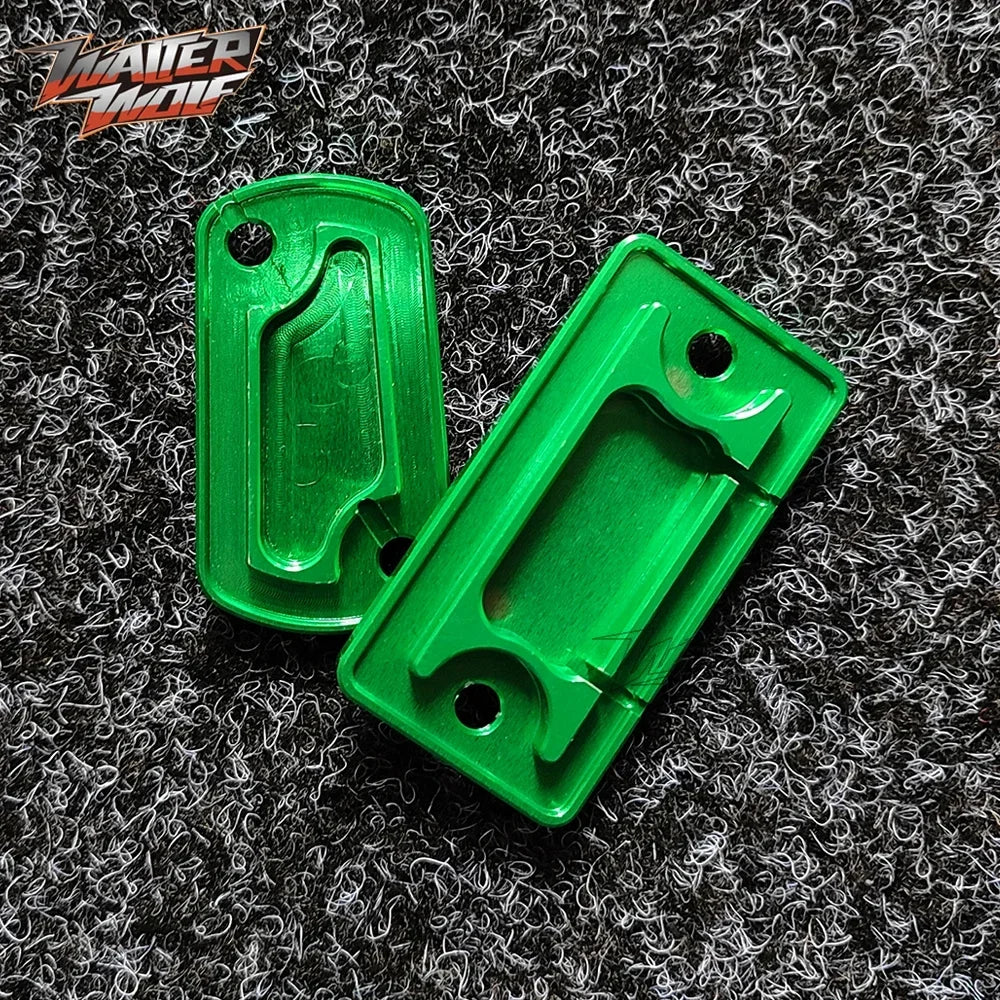 Front Rear Brake Fluid Oil Cover For KAWASAKI KX 125 250 250F 450F 450 KX125 KX250 Motorcycle Accessories Reservoir Cap Motor RISE DEFENSE SYSTEMS.AI PRODUCTS