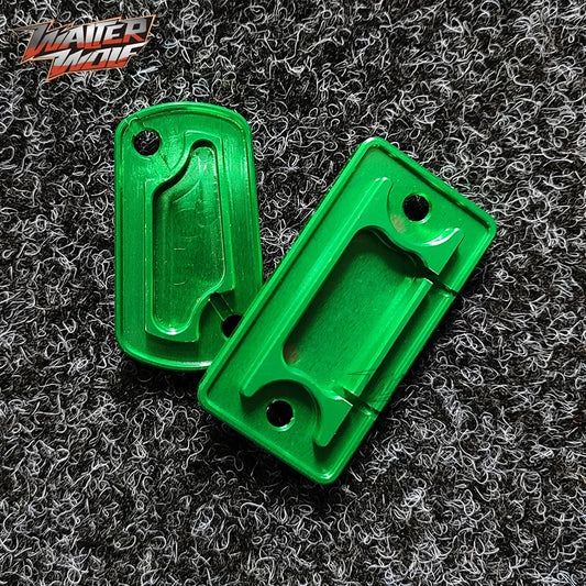 Front Rear Brake Fluid Oil Cover For KAWASAKI KX 125 250 250F 450F 450 KX125 KX250 Motorcycle Accessories Reservoir Cap Motor RISE DEFENSE SYSTEMS.AI PRODUCTS