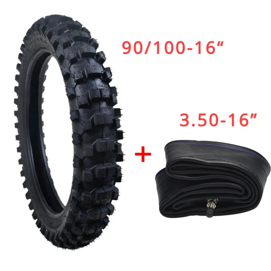 TDPRO 90/100-16 16" Tire Tyre + 3.50-16 Tube fit Pit Dirt Bike Pocket Quad ATV Scooter 125/150cc  Apollo TTR125 KX100 RISE DEFENSE SYSTEMS.AI PRODUCTS