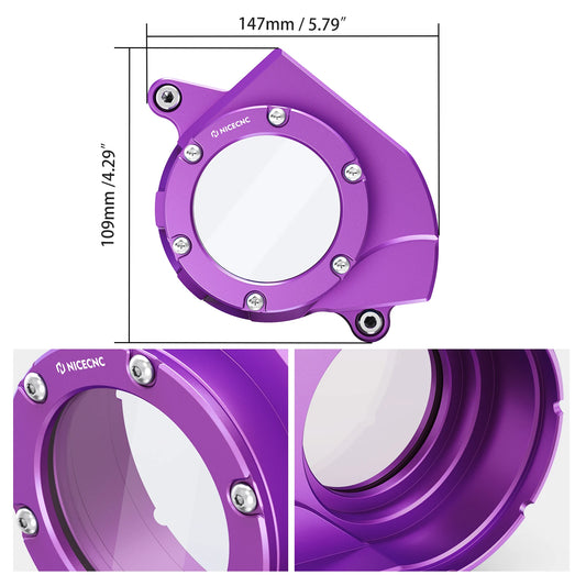 NICECNC For Surron Light Bee X Electric Bike Engine Case Saver Motor Pulley Guard Cover Light Bee S Primary Belt Pulley Nut Kit RISE DEFENSE SYSTEMS.AI PRODUCTS