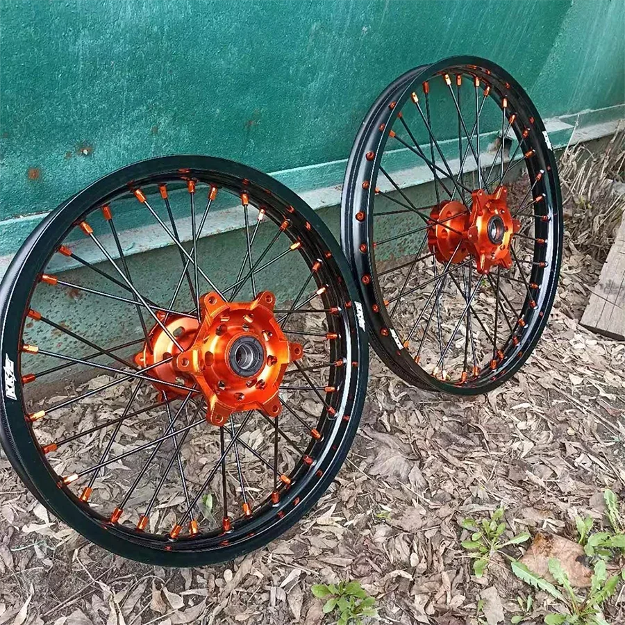 Motocross CNC Machined 36 Holes Front And Rear Wheel Hub For KTM SX SX-F XC XC-F EXC EXC-F XC-W XCF-W 450SMR 125-530 2016-2022 RISE DEFENSE SYSTEMS.AI PRODUCTS