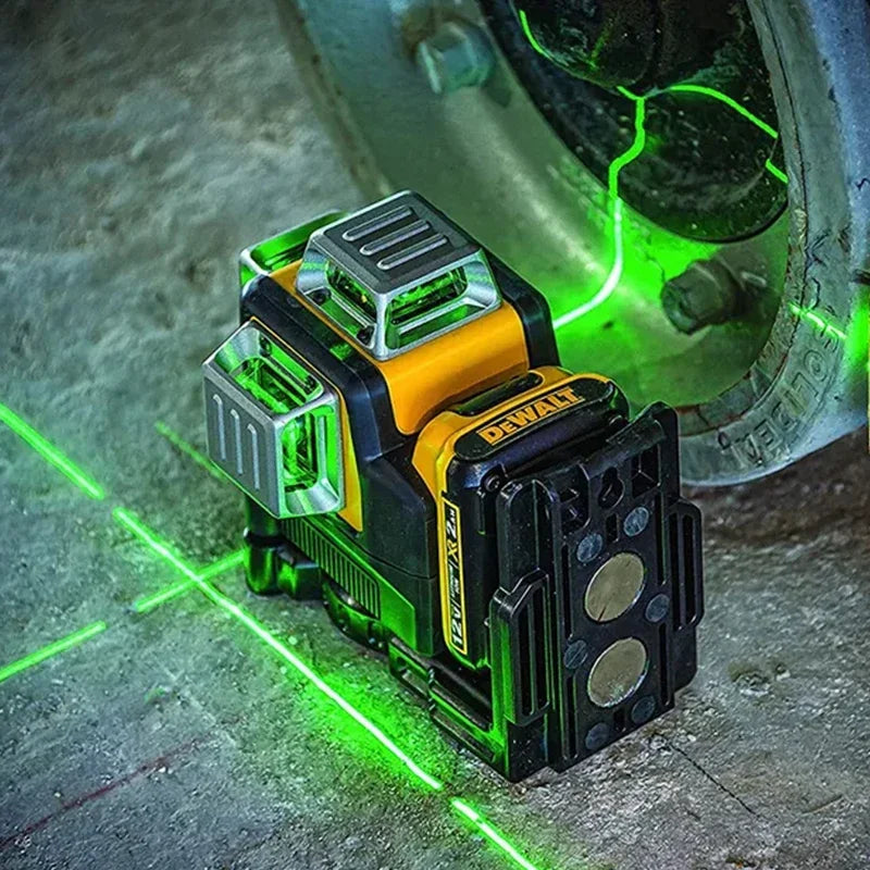 Dewalt DW089LG 3 Sides*360 Degree Vertical 12V Lithium Battery 12 Lines Laser Level Horizontal Green Meter Outdoor RISE DEFENSE SYSTEMS.AI PRODUCTS