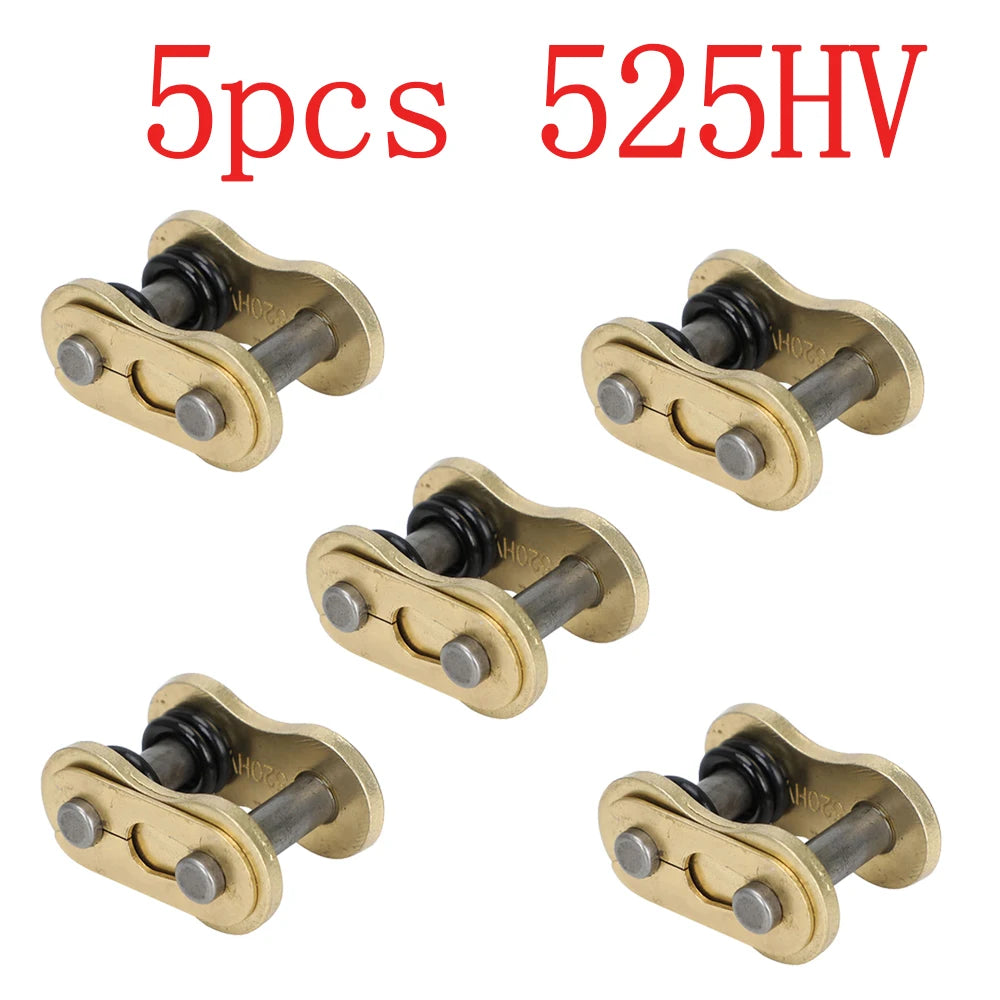 Motorcycle Chain Buckle Ring Link 420 428 520 525 530 Heavy Chain Connecting Connector Master Joint Link With O-Ring Chain Lock RISE DEFENSE SYSTEMS.AI PRODUCTS