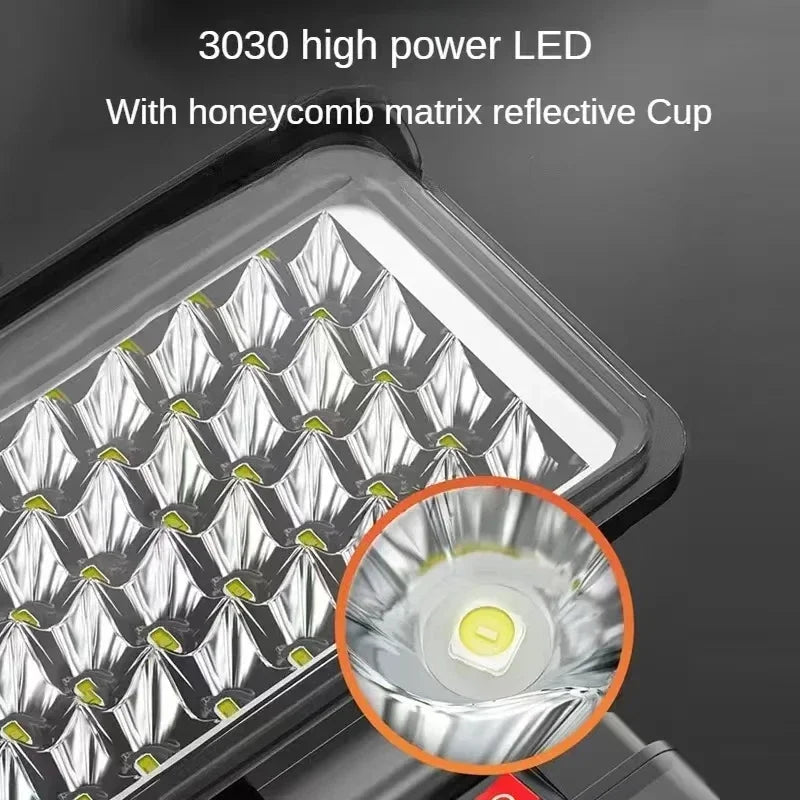 Led Light 3/4/5/8Inch Portable Spotlights Cordless Outdoor Work Fishing Handheld Emergency Tool Light Fit Dewalt 18V Battery RISE DEFENSE SYSTEMS.AI PRODUCTS