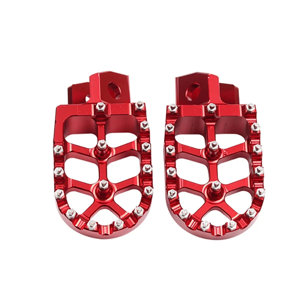 Motorcycle FootRest Footpegs Foot Pegs Pedal For YAMAHA TTR 90 110 125 250 TTR250 YZ80 YZ125 YZ250 YZ WR 200 250 500 Accessories RISE DEFENSE SYSTEMS.AI PRODUCTS