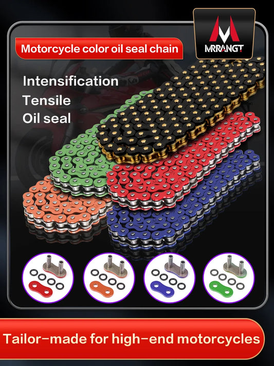 O ring seal Mrrangt 428 520 525 120L 136L chain for Universal honda yamaha kawasaki suzuki ATV dirt bike off road motorcycle RISE DEFENSE SYSTEMS.AI PRODUCTS