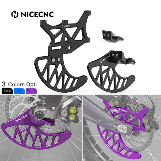 Front Rear Brake Disc Guard & Front Fork Leg Guards For Surron Light Bee X S L1E Sur-ron Segway X160 X260 Electric Dirt Bike RISE DEFENSE SYSTEMS.AI PRODUCTS