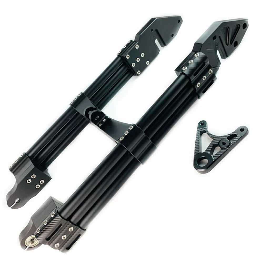 Electric Motorcycle Swing Arm New 3D CNC Adjustable 3-tube Water Pipe Rear Flat Fork Universal For M3 M5 M6 Little Monkey Modify RISE DEFENSE SYSTEMS.AI PRODUCTS
