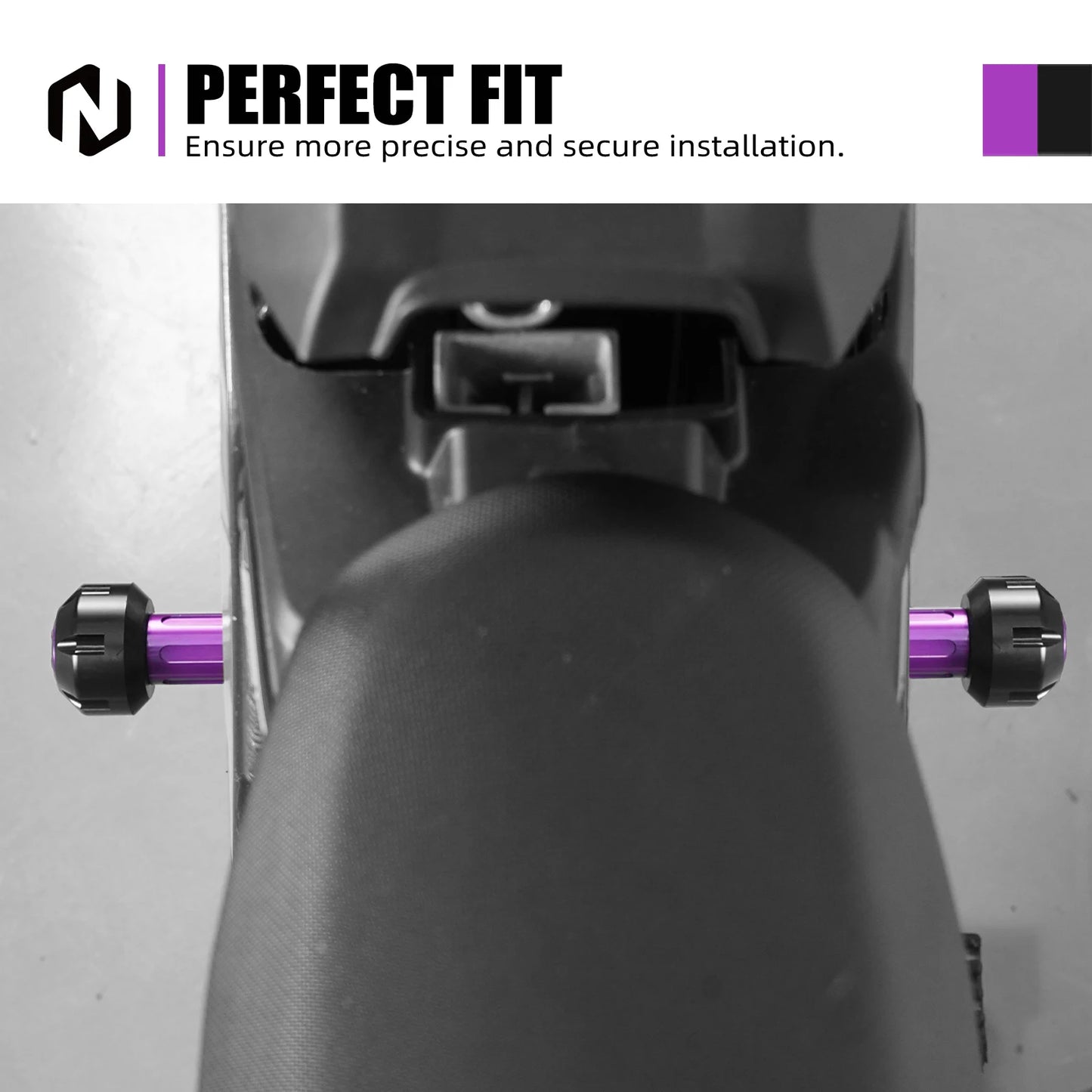 For Surron Light Bee X S L1E NICECNC Electric Dirt Bike Engine Chassis Guard Cover Frame Slider Crash Falling Protection Pad Kit RISE DEFENSE SYSTEMS.AI PRODUCTS