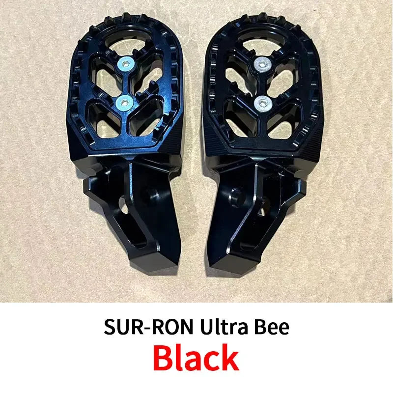 For SURRON Ultra Bee Left And Right pedal Kit  Off-road Dirtbike sur ron modified pedal Accessories SUR-RON RISE DEFENSE SYSTEMS.AI PRODUCTS