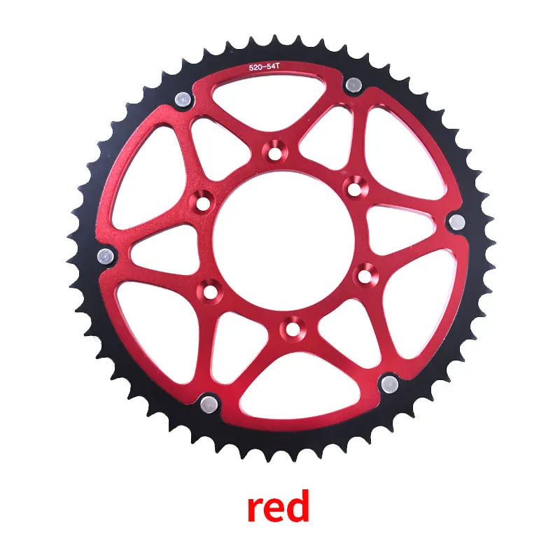 For SUR-RON Ultra Bee Steel-clad Aluminum 54 Tooth Sprocket Disc Plate E-bike Off-road Dirtbike Motorcycle Accessories SURRON RISE DEFENSE SYSTEMS.AI PRODUCTS