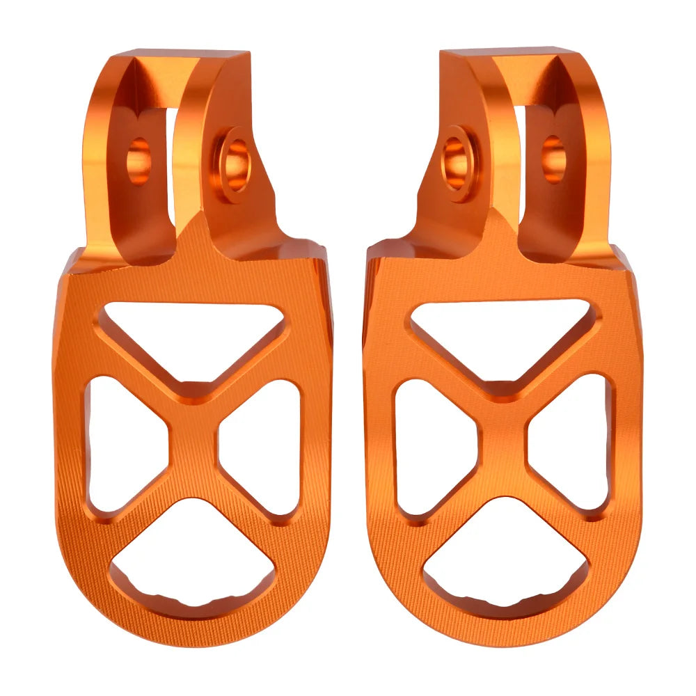 57mm Foot Pegs FootRest Footpegs Rests For KTM EXC 300 EXC-F 350 XCW 500 2017-2023 SX 125 250 SX-F 450 XC 400 500 XC-F 2017-2022 RISE DEFENSE SYSTEMS.AI PRODUCTS